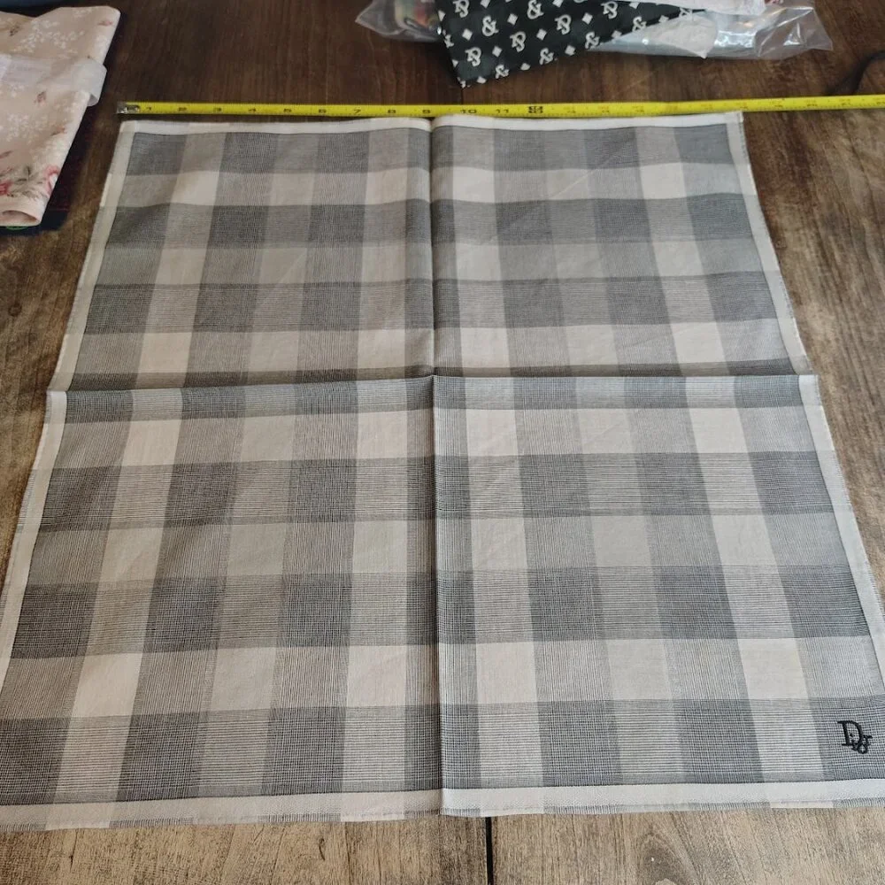 Vintage Dior Check scarf